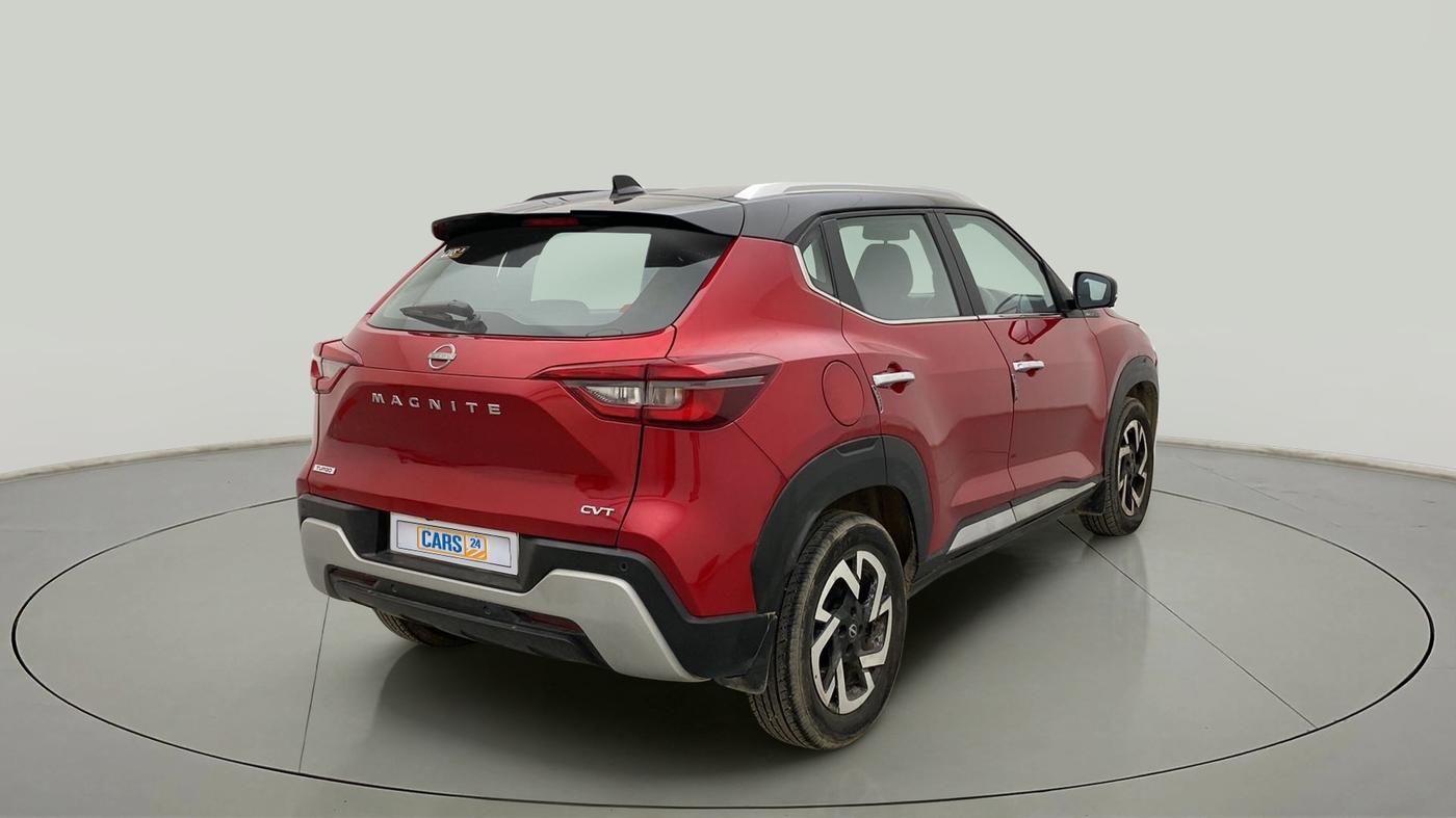 2022 Nissan MAGNITE XV TURBO CVT DUAL TONE, Petrol, Automatic, 13,925 km, Right Back Diagonal