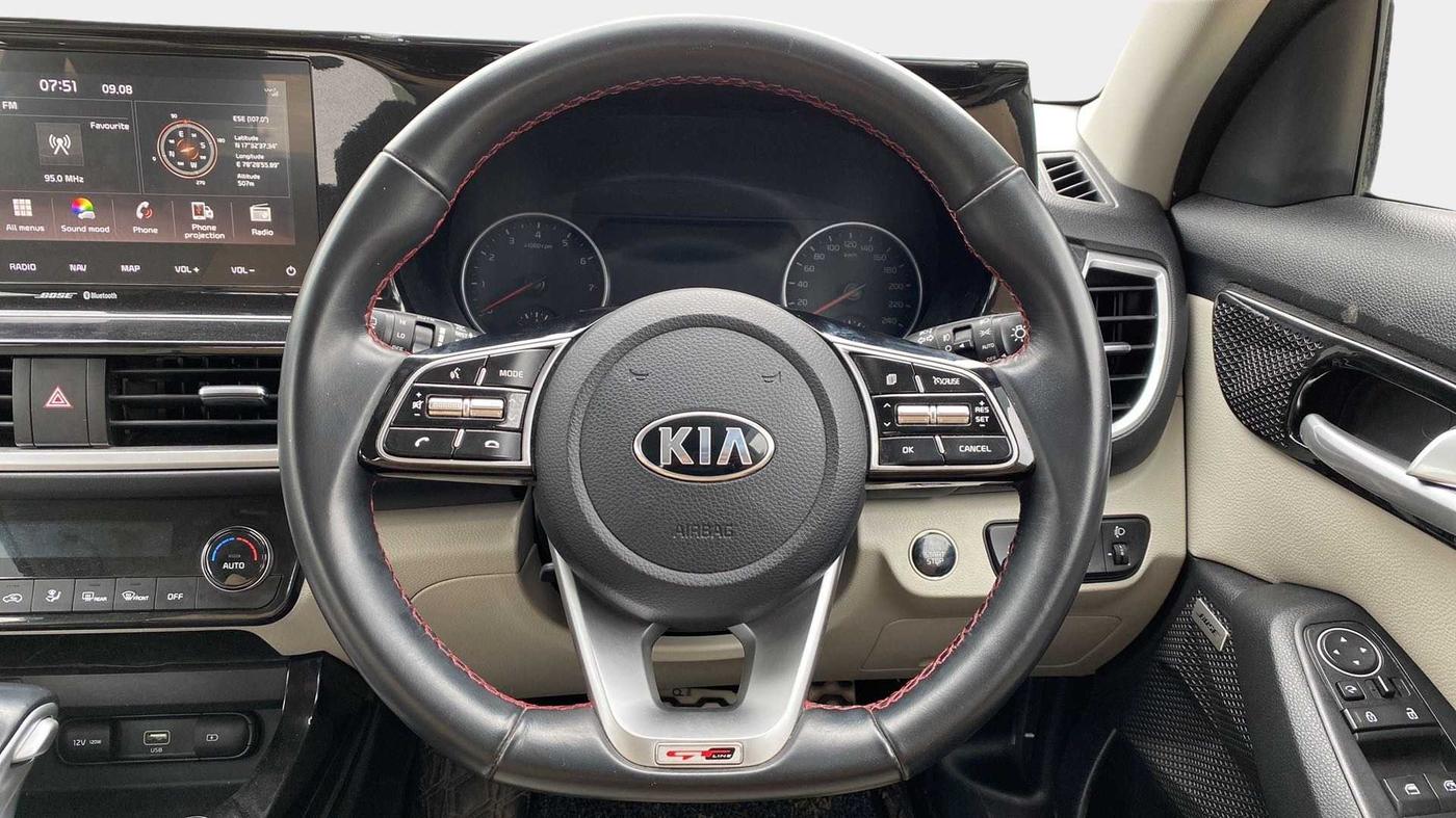 2019 KIA SELTOS GTX PLUS DCT 1.4 PETROL, Petrol, Automatic, 73,142 km, Steering Wheel Close Up