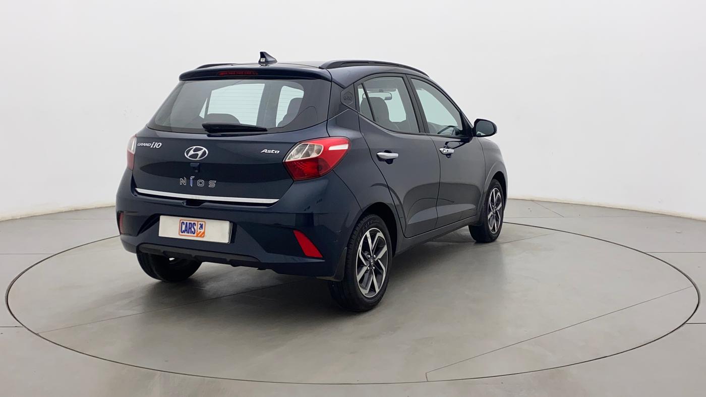 2022 Hyundai GRAND I10 NIOS ASTA 1.2 KAPPA VTVT, Petrol, Manual, 16,532 km, Right Back Diagonal