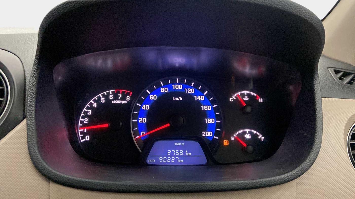 2018 Hyundai Xcent S 1.2, CNG, Manual, 90,327 km, Odometer Image