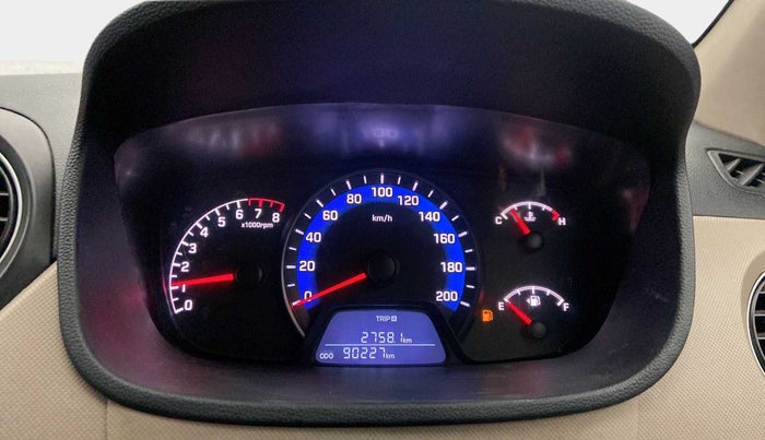 2018 Hyundai Xcent S 1.2, CNG, Manual, 90,327 km, Odometer Image