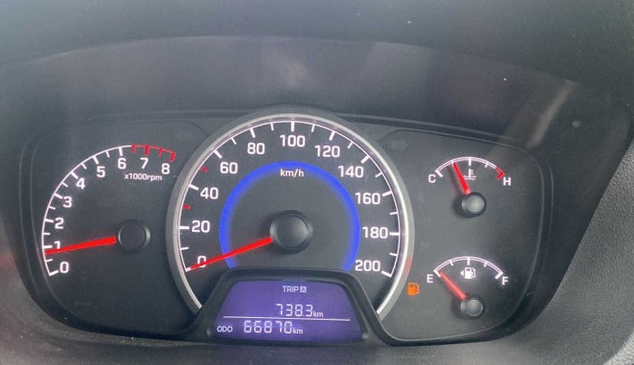 2017 Hyundai Grand i10 ASTA 1.2 KAPPA VTVT, Petrol, Manual, 67,265 km, Odometer Image