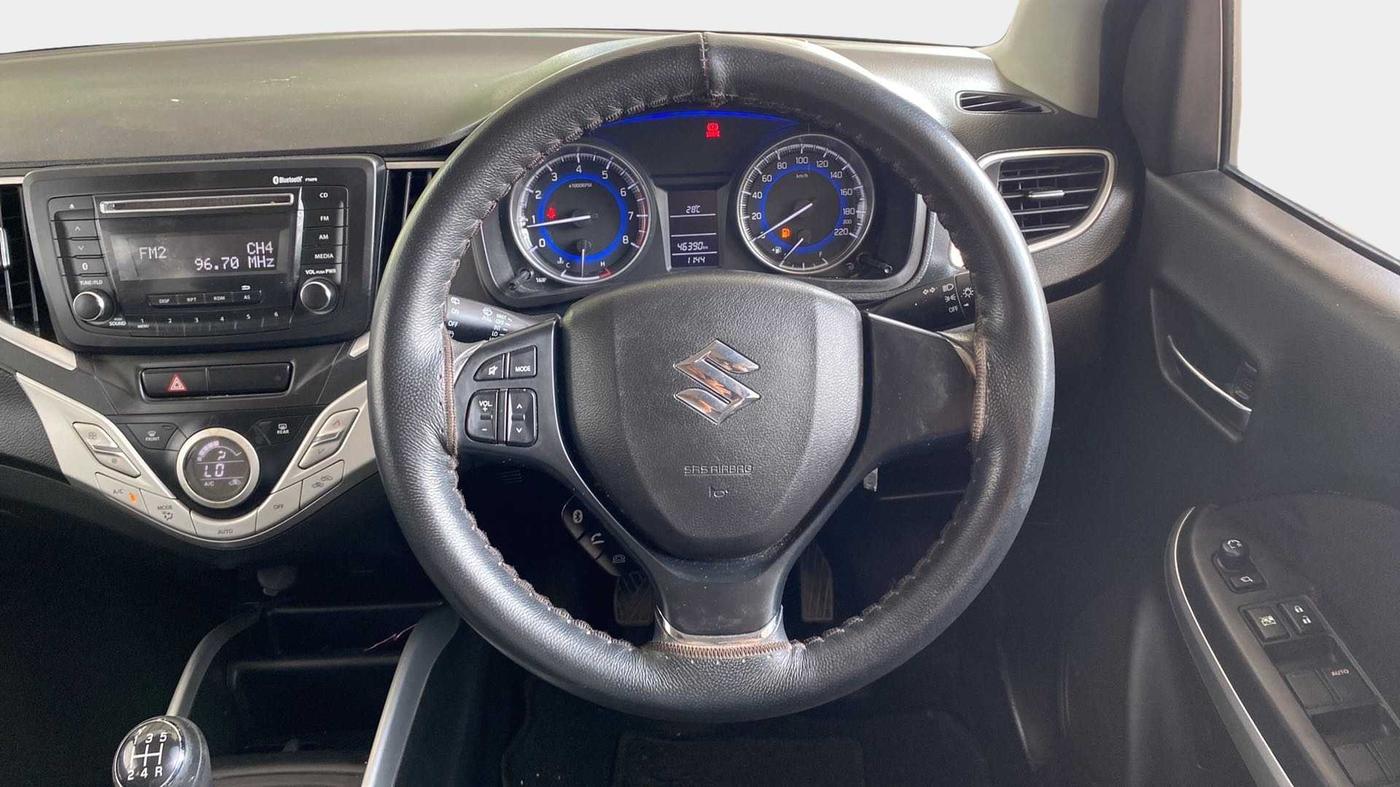 2017 Maruti Baleno DELTA PETROL 1.2, Petrol, Manual, 46,415 km, Steering Wheel Close Up