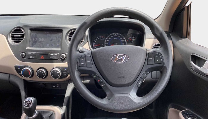 2019 Hyundai Grand i10 SPORTZ 1.2 KAPPA VTVT, Petrol, Manual, 50,499 km, Steering Wheel Close Up