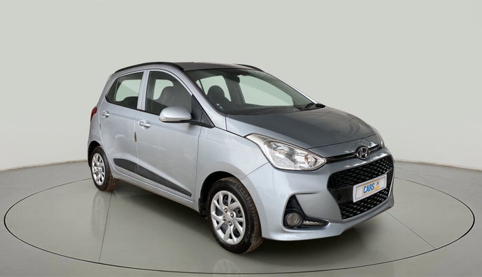 2019 Hyundai Grand i10 SPORTZ 1.2 KAPPA VTVT, Petrol, Manual, 40,483 km, Right Front Diagonal