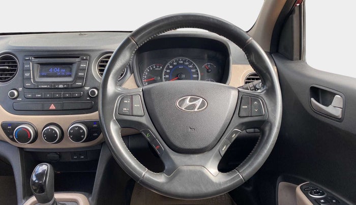 2015 Hyundai Grand i10 ASTA AT 1.2 KAPPA VTVT, Petrol, Automatic, 47,369 km, Steering Wheel Close Up