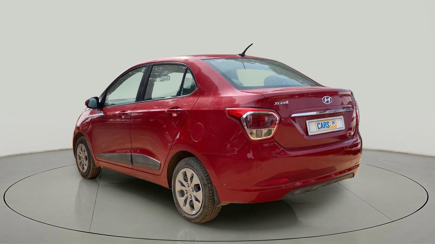 2015 Hyundai Xcent S 1.2, CNG, Manual, 25,539 km, Left Back Diagonal