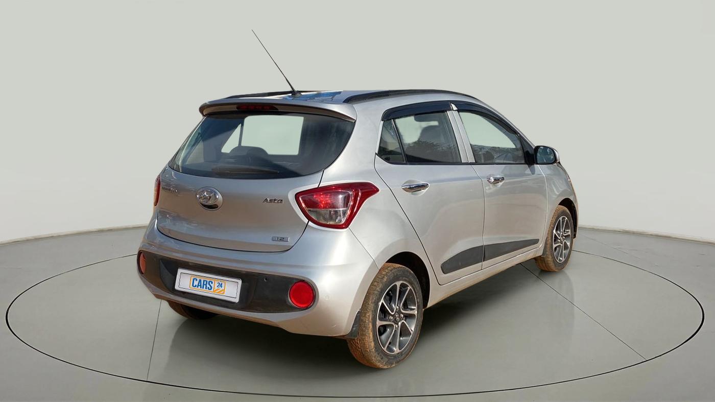 2017 Hyundai Grand i10 ASTA 1.2 KAPPA VTVT, Petrol, Manual, 80,933 km, Right Back Diagonal