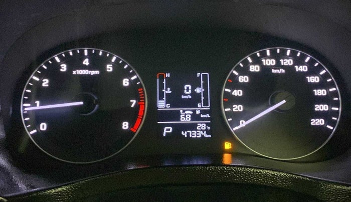 2019 Hyundai Creta SX AT 1.6 PETROL, Petrol, Automatic, 47,435 km, Odometer Image