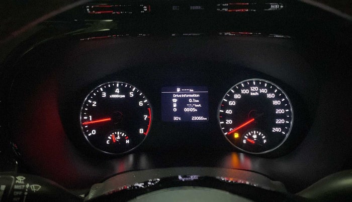 2022 KIA SELTOS GTX (O) 1.4, Petrol, Manual, 23,339 km, Odometer Image