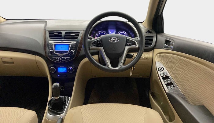 2012 Hyundai Verna FLUIDIC 1.6 VTVT EX, Petrol, Manual, 81,253 km, Steering Wheel Close Up