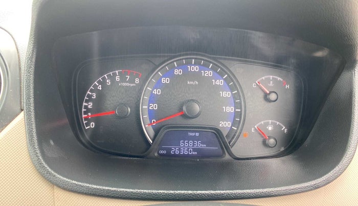 2017 Hyundai Xcent E+, Petrol, Manual, 26,370 km, Odometer Image