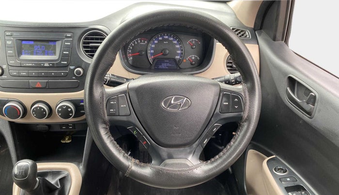 2017 Hyundai Xcent E+, Petrol, Manual, 26,370 km, Steering Wheel Close Up