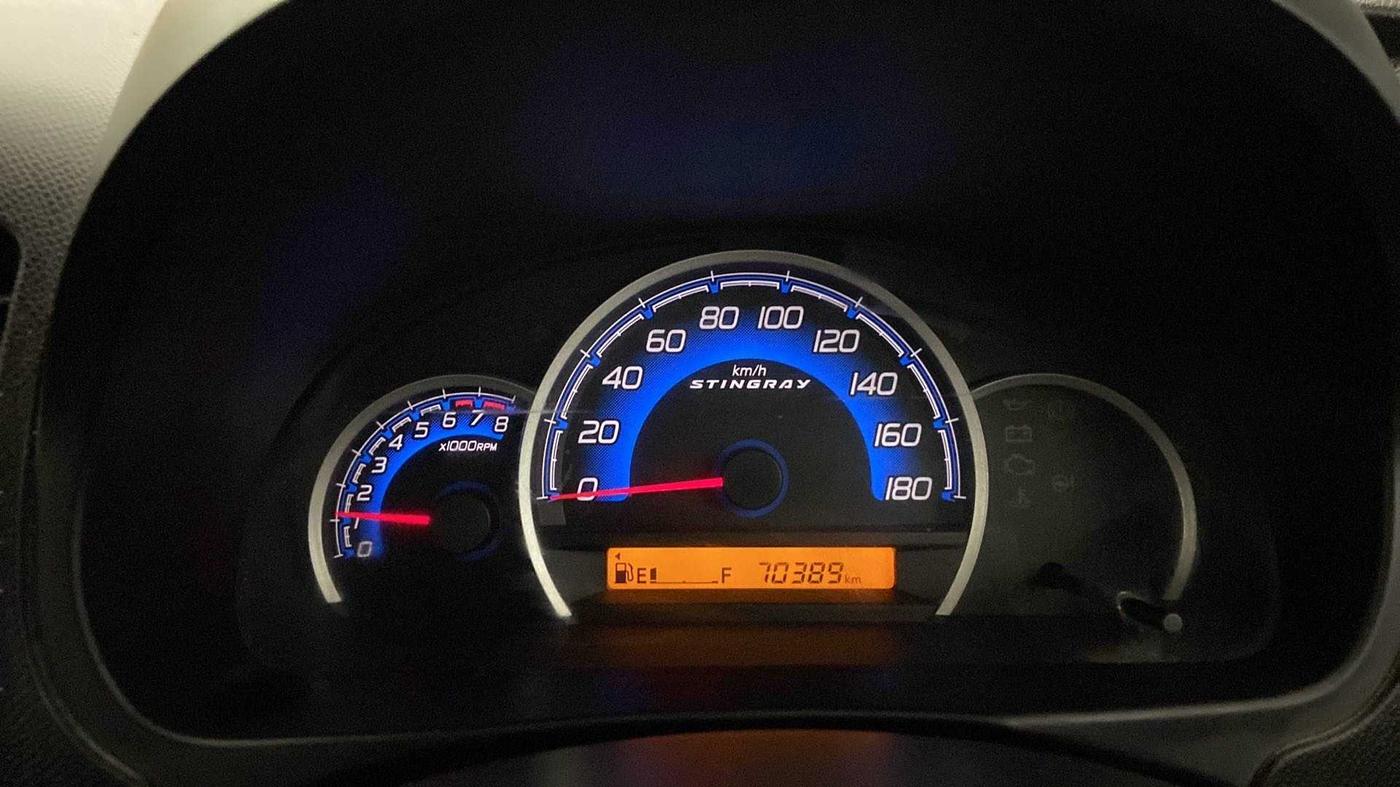 2013 Maruti Wagon R Stingray VXI, Petrol, Manual, 70,322 km, Odometer Image