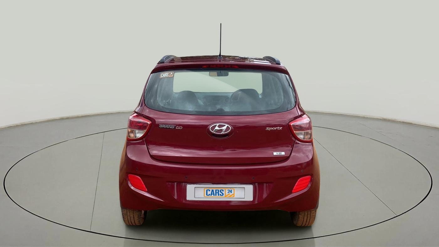 2016 Hyundai Grand i10 SPORTZ 1.2 KAPPA VTVT, Petrol, Manual, 75,044 km, Back/Rear