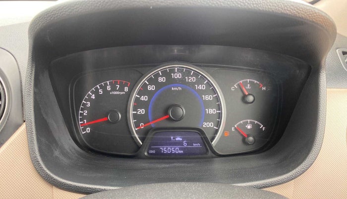2016 Hyundai Grand i10 SPORTZ 1.2 KAPPA VTVT, Petrol, Manual, 75,044 km, Odometer Image