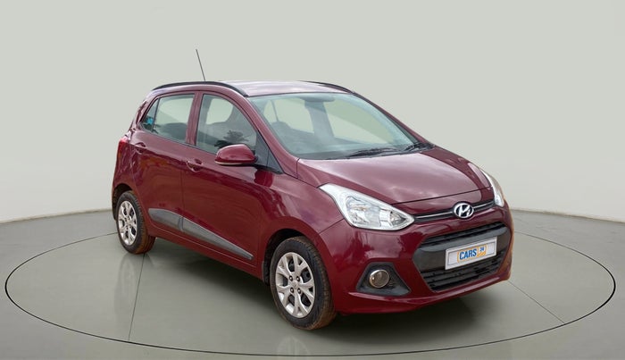 2016 Hyundai Grand i10 SPORTZ 1.2 KAPPA VTVT, Petrol, Manual, 75,044 km, Right Front Diagonal