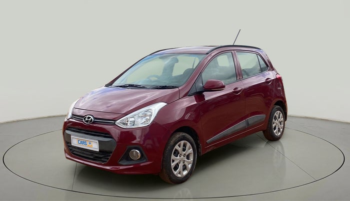 2016 Hyundai Grand i10 SPORTZ 1.2 KAPPA VTVT, Petrol, Manual, 75,044 km, Left Front Diagonal