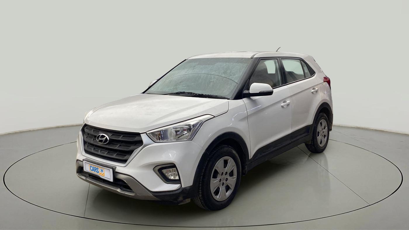 2018 Hyundai Creta E PLUS 1.6 PETROL, Petrol, Manual, 48,268 km, Left Front Diagonal