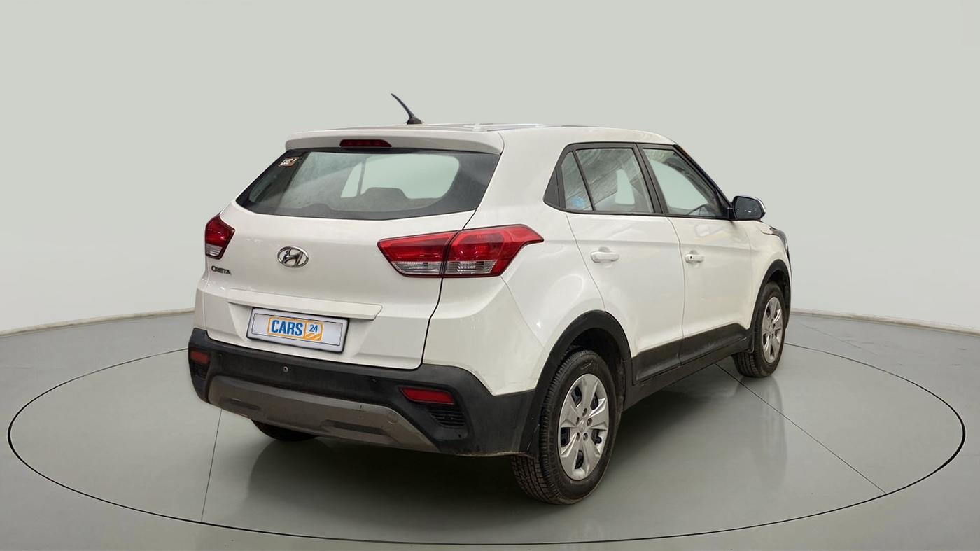 2018 Hyundai Creta E PLUS 1.6 PETROL, Petrol, Manual, 48,268 km, Right Back Diagonal