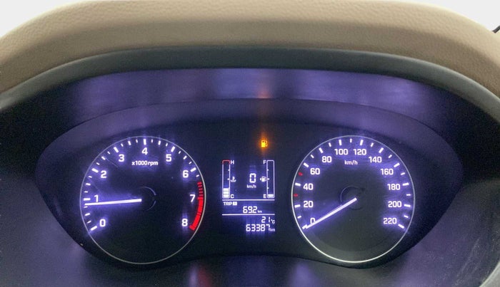 2017 Hyundai Elite i20 ASTA 1.2, Petrol, Manual, 63,318 km, Odometer Image
