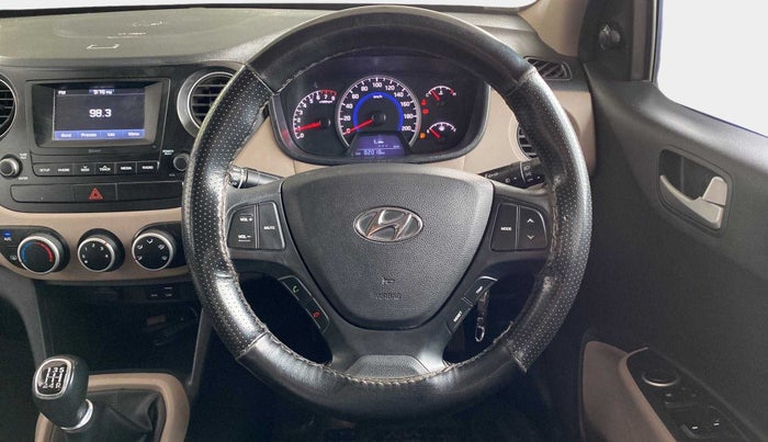 2017 Hyundai Grand i10 SPORTZ 1.2 KAPPA VTVT, Petrol, Manual, 81,622 km, Steering Wheel Close Up