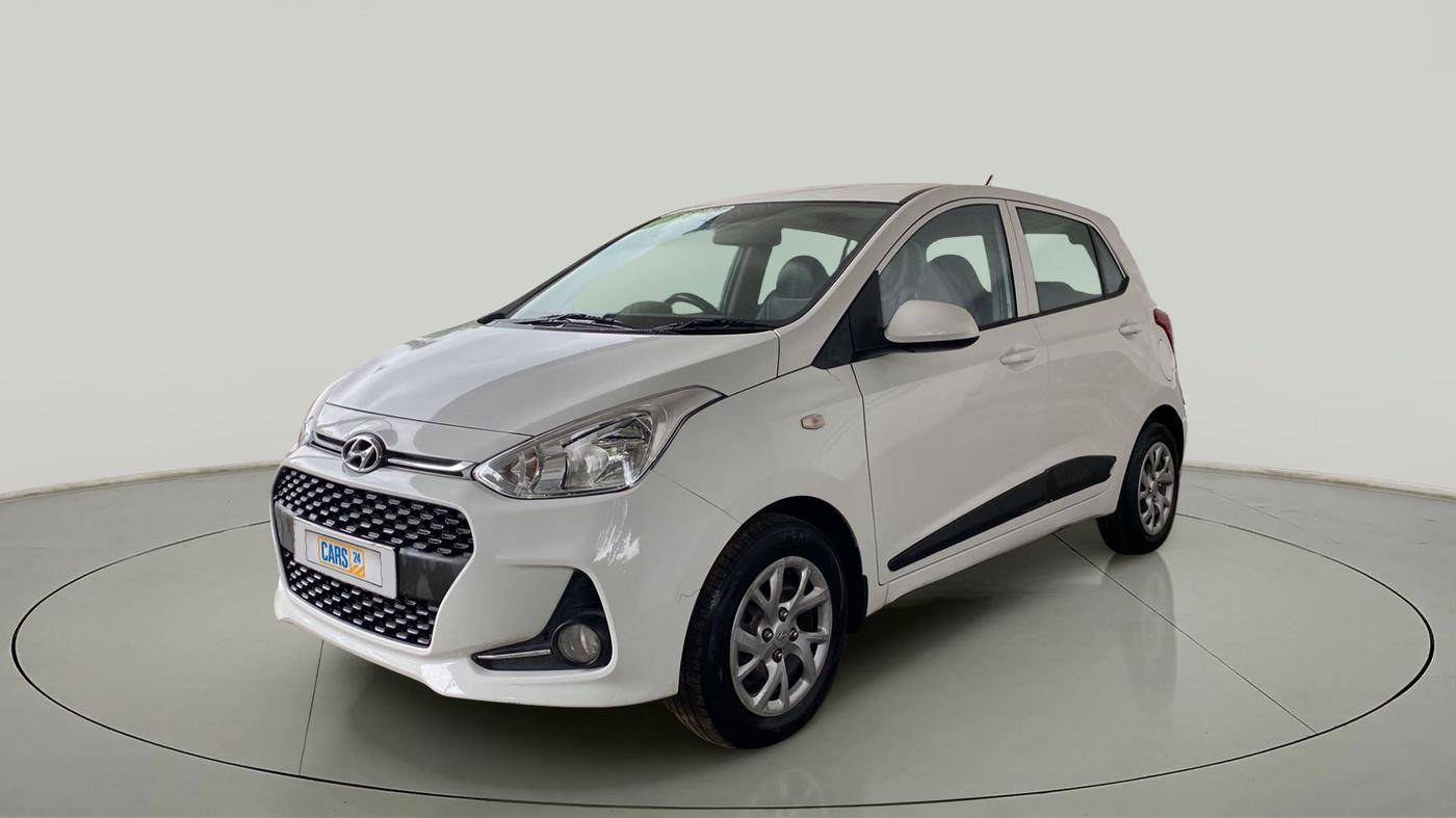 2017 Hyundai Grand i10 SPORTZ 1.2 KAPPA VTVT, Petrol, Manual, 81,622 km, Left Front Diagonal