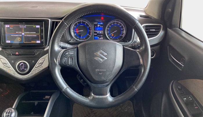 2015 Maruti Baleno ALPHA PETROL 1.2, Petrol, Manual, 38,484 km, Steering Wheel Close Up