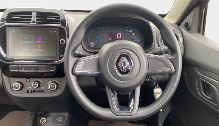 2020 Renault Kwid RXT 1.0 AMT (O), Petrol, Automatic, 24,812 km, Steering Wheel Close Up