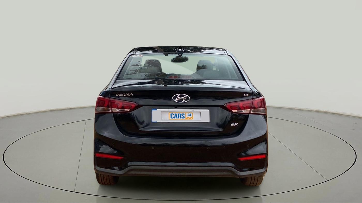 2018 Hyundai Verna 1.6 VTVT SX O, Petrol, Manual, 35,547 km, Back/Rear