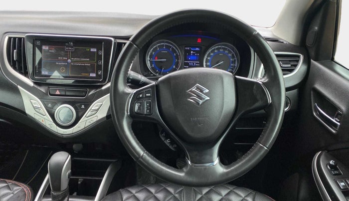 2017 Maruti Baleno ALPHA CVT PETROL 1.2, Petrol, Automatic, 80,229 km, Steering Wheel Close Up