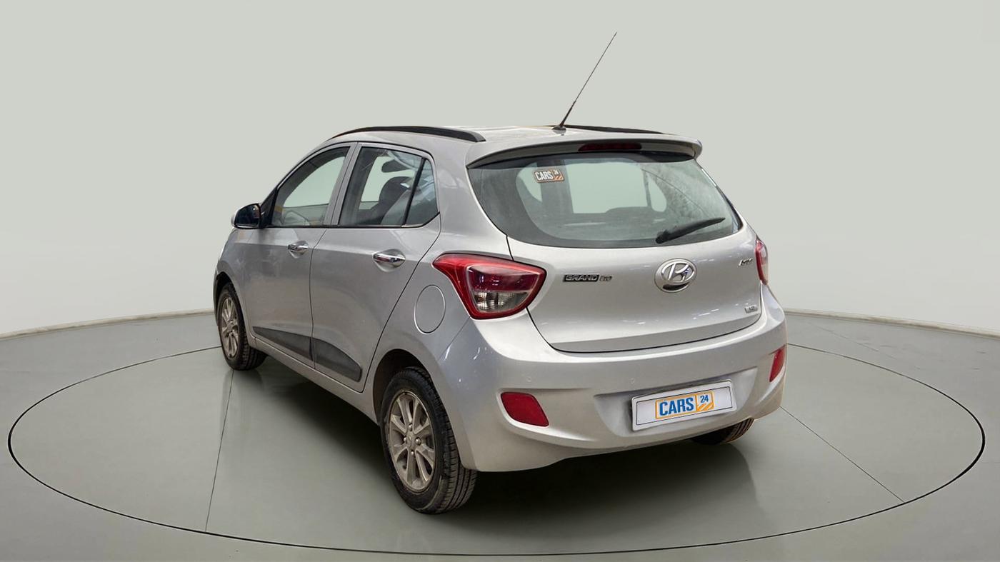 2016 Hyundai Grand i10 ASTA (O) 1.2 KAPPA VTVT, Petrol, Manual, 28,221 km, Left Back Diagonal