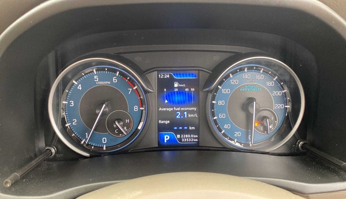 2021 Maruti Ertiga VXI AT SHVS, Petrol, Automatic, 33,525 km, Odometer Image