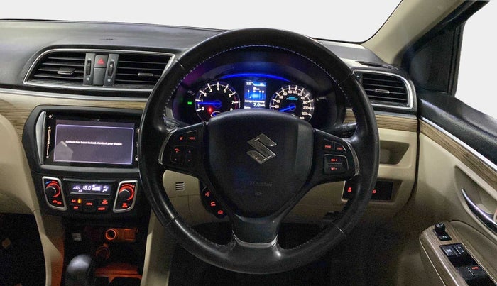 2018 Maruti Ciaz ALPHA  AT 1.5 SHVS PETROL, Petrol, Automatic, 57,363 km, Steering Wheel Close Up