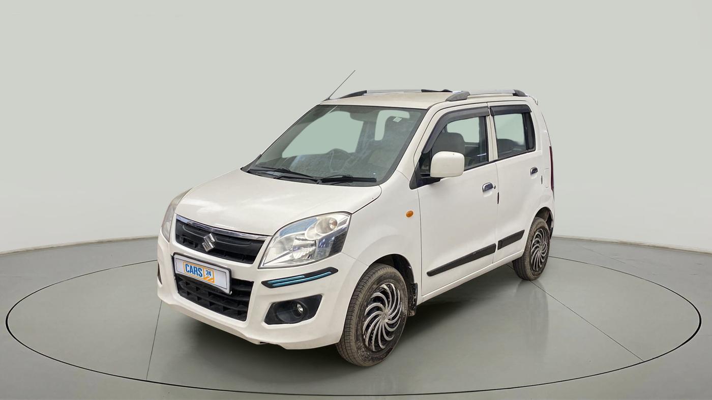 2017 Maruti Wagon R 1.0 VXI, Petrol, Manual, 36,674 km, Left Front Diagonal