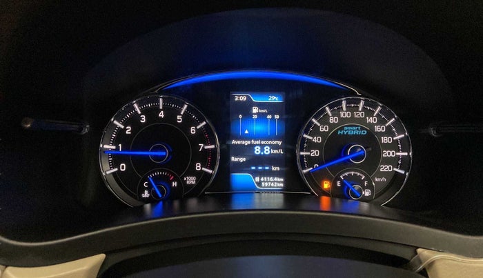 2019 Maruti Ciaz ALPHA 1.5 SHVS PETROL, Petrol, Manual, 59,733 km, Odometer Image
