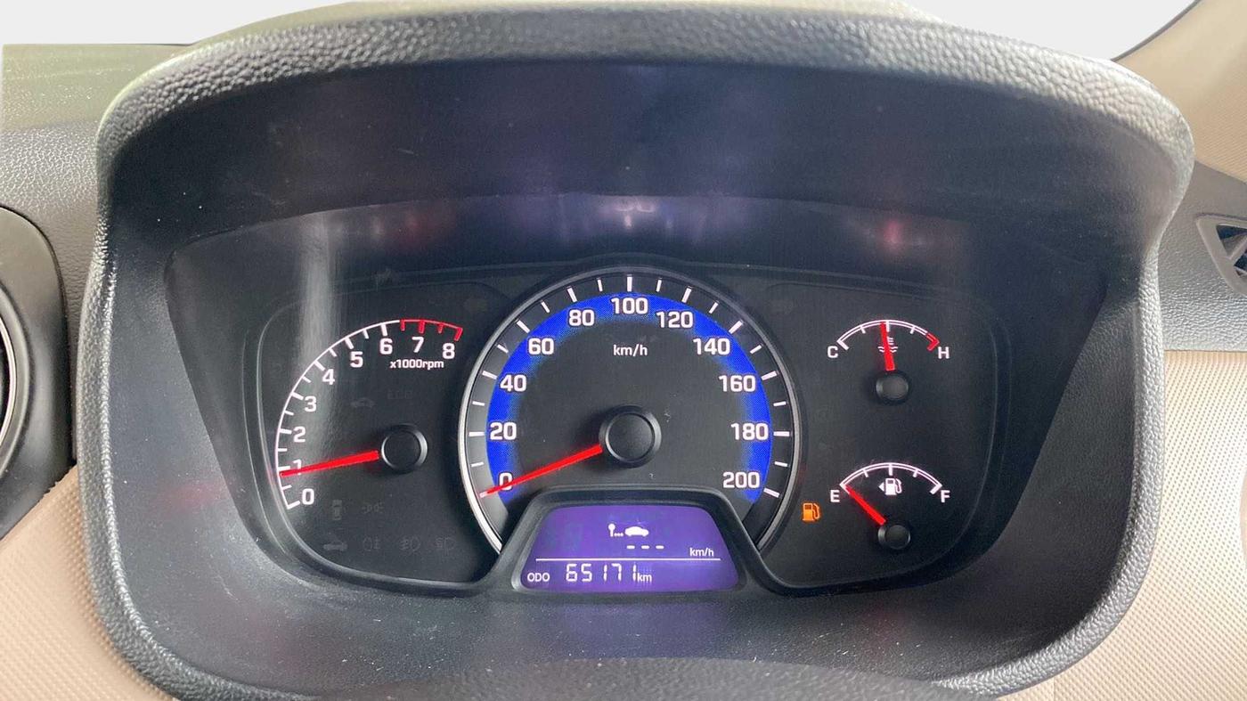 2017 Hyundai Xcent S 1.2, Petrol, Manual, 65,161 km, Odometer Image