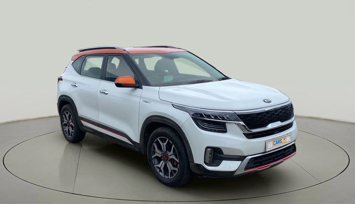 2019 KIA SELTOS GTX AT 1.4 PETROL DUAL TONE, Petrol, Automatic, 60,515 km, Right Front Diagonal