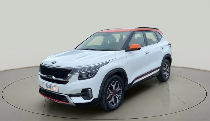 2019 KIA SELTOS GTX AT 1.4 PETROL DUAL TONE, Petrol, Automatic, 60,515 km, Left Front Diagonal