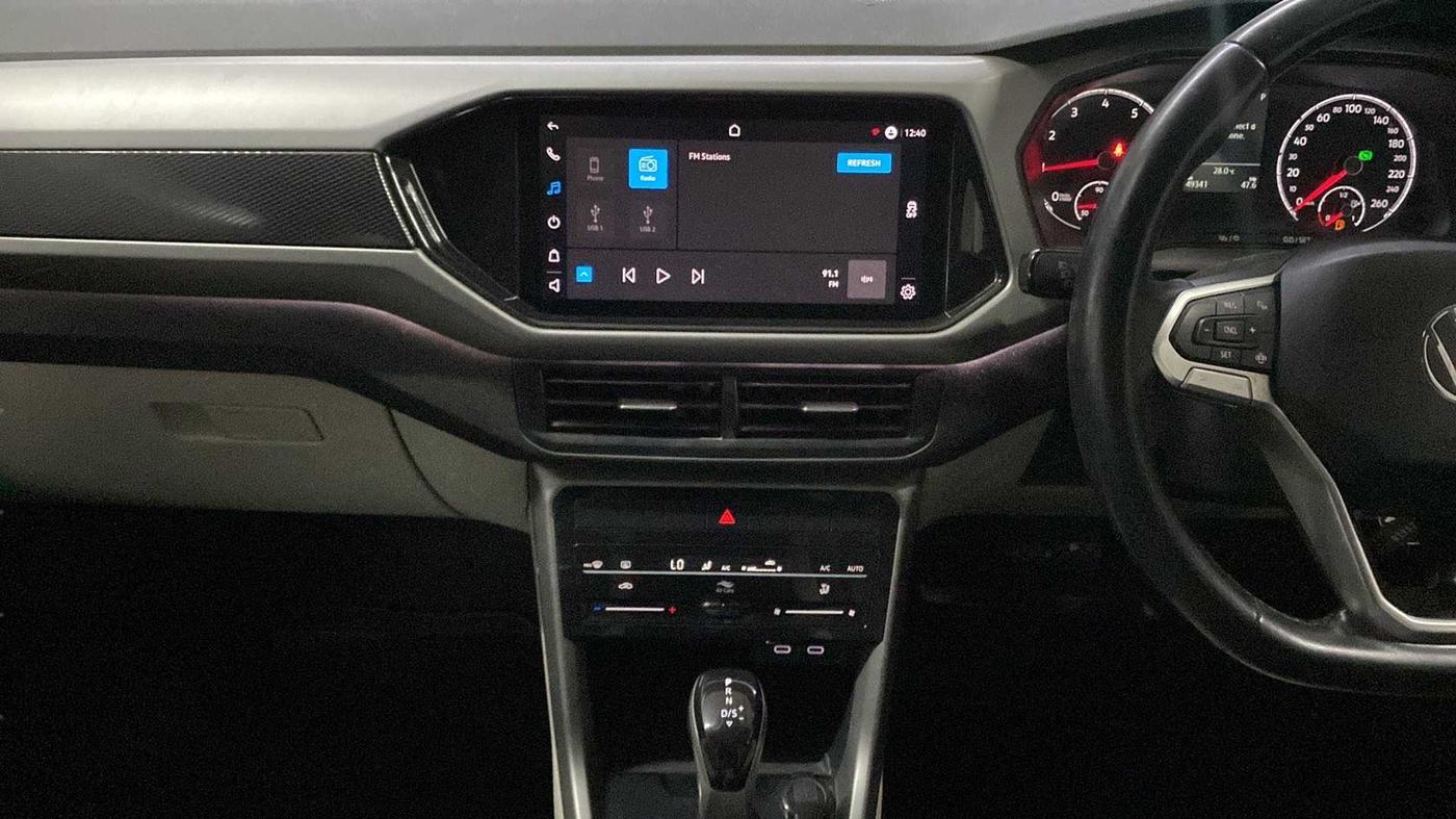 2021 Volkswagen TAIGUN HIGHLINE 1.0 TSI AT, Petrol, Automatic, 49,821 km, Air Conditioner