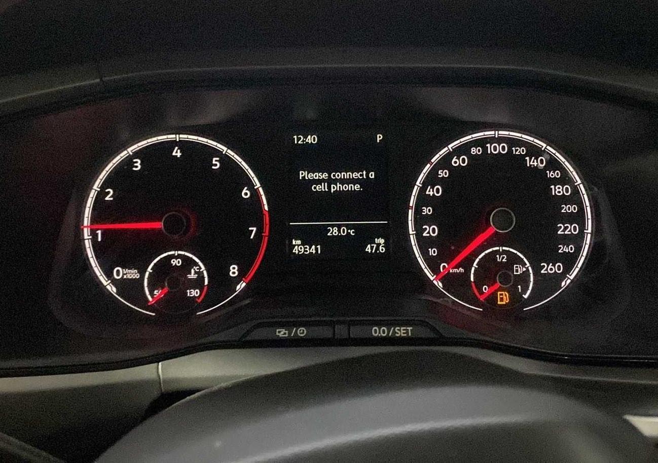 2021 Volkswagen TAIGUN HIGHLINE 1.0 TSI AT, Petrol, Automatic, 49,821 km, Odometer Image