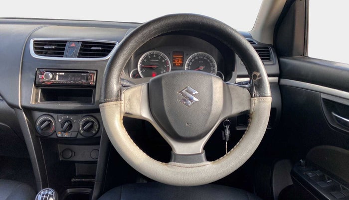 2014 Maruti Swift VXI, Petrol, Manual, 70,744 km, Steering Wheel Close Up