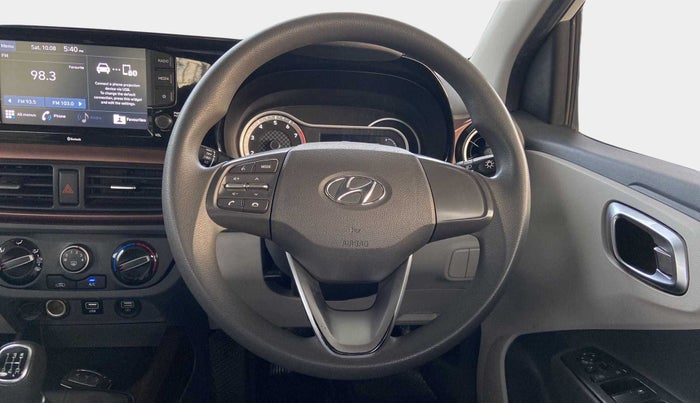 2021 Hyundai AURA SX 1.2, Petrol, Manual, 54,100 km, Steering Wheel Close Up