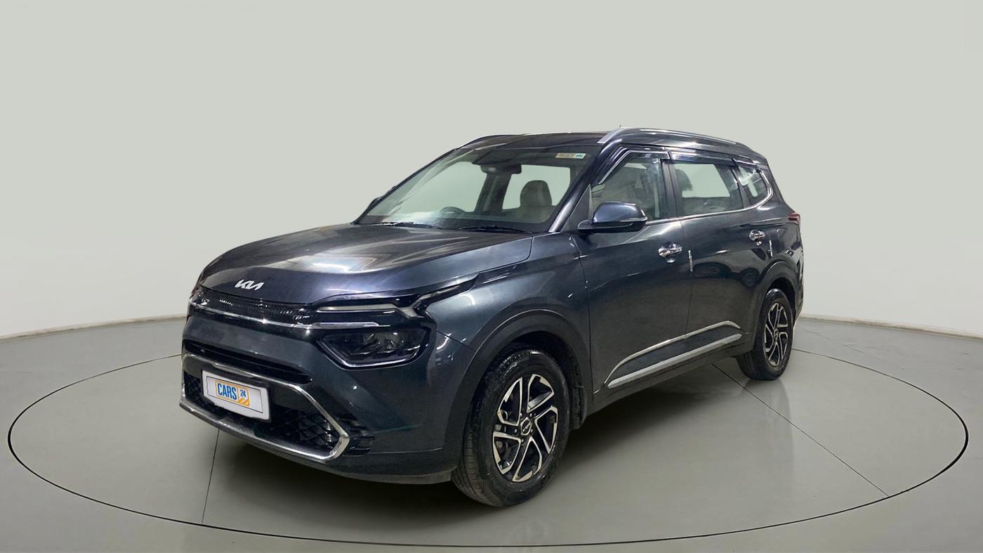 2023 KIA CARENS LUXURY PLUS 1.5 DIESEL AT 7 STR, Diesel, Automatic, 13,662 km, Left Front Diagonal