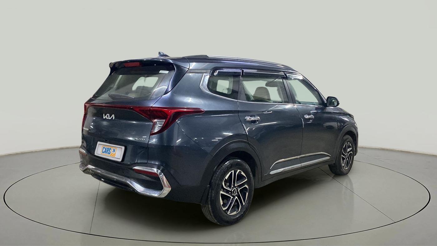2023 KIA CARENS LUXURY PLUS 1.5 DIESEL AT 7 STR, Diesel, Automatic, 13,662 km, Right Back Diagonal