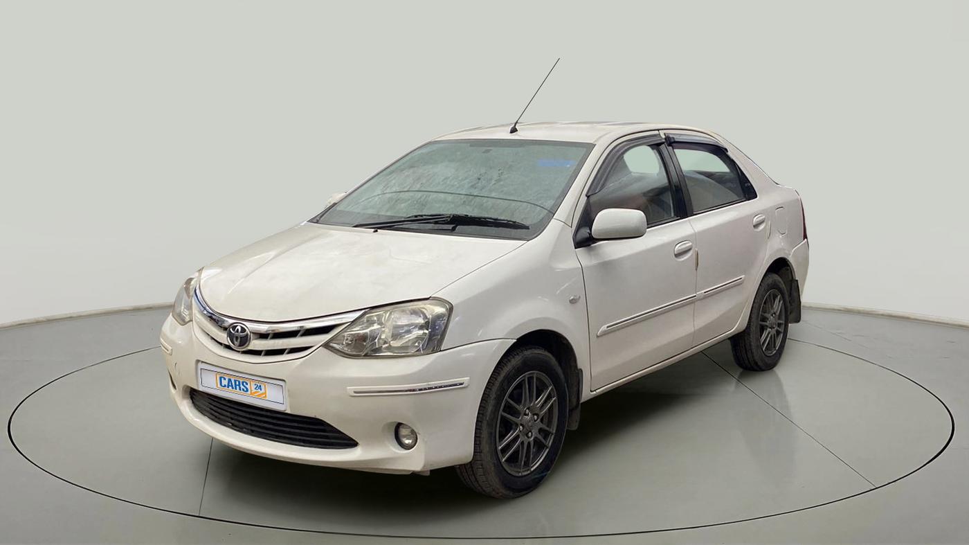 2012 Toyota Etios G, Petrol, Manual, 99,716 km, Left Front Diagonal