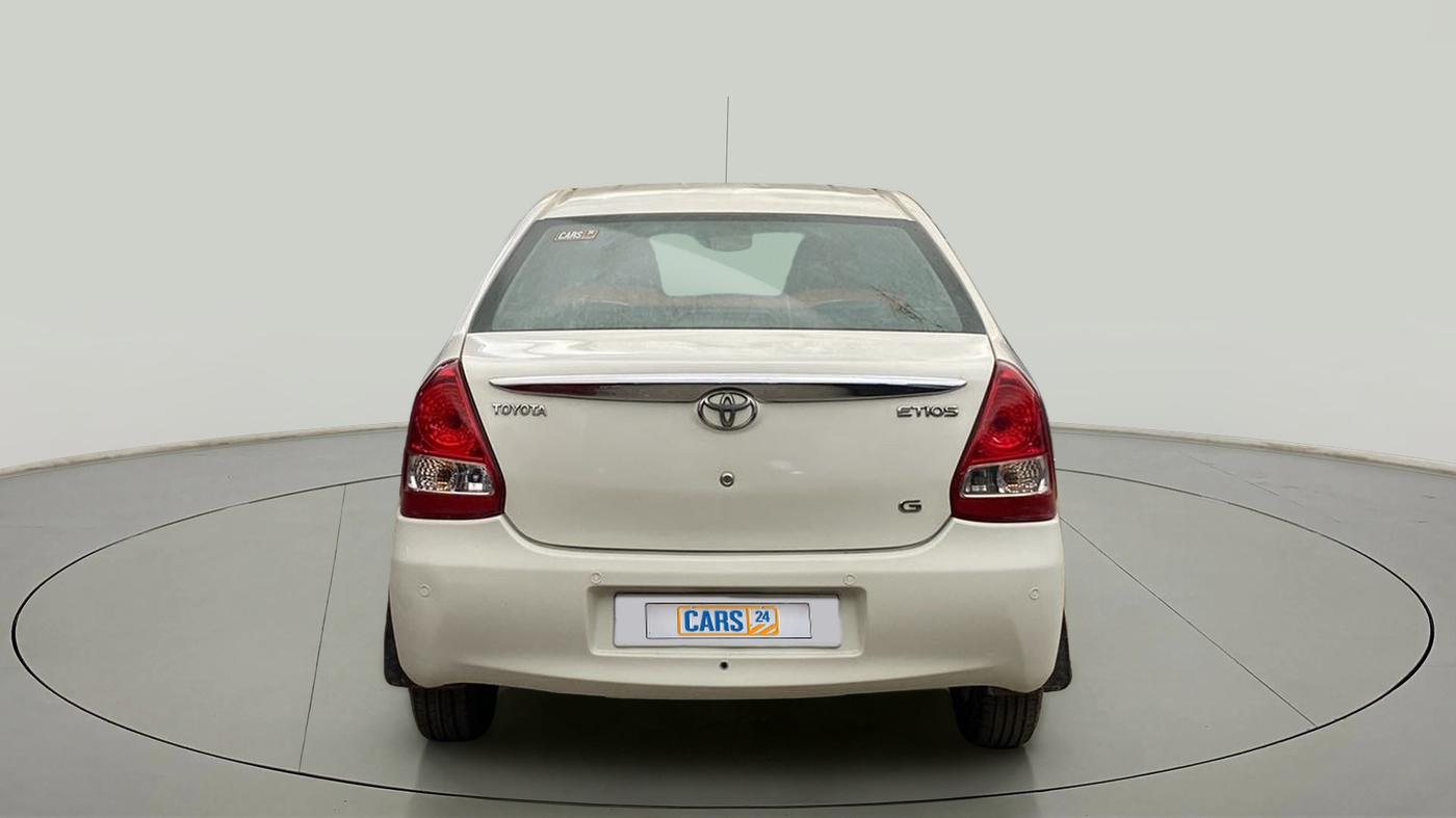 2012 Toyota Etios G, Petrol, Manual, 99,716 km, Back/Rear