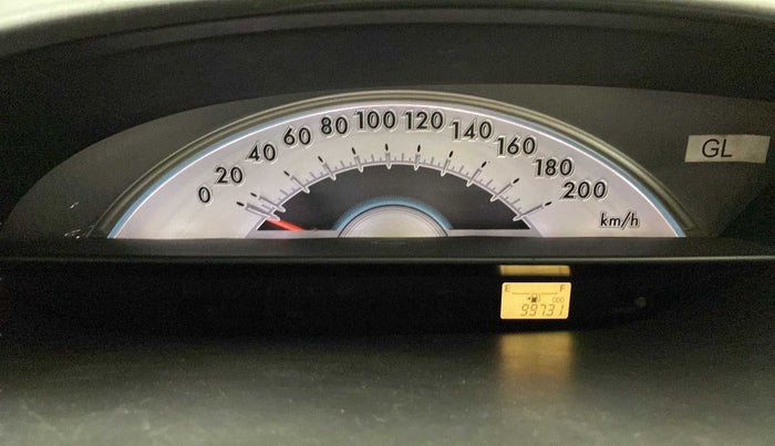 2012 Toyota Etios G, Petrol, Manual, 99,716 km, Odometer Image