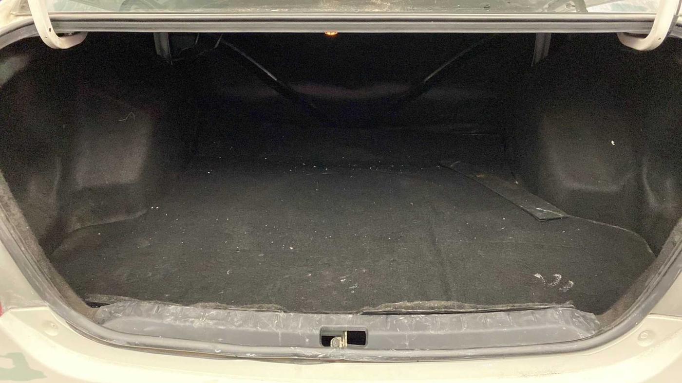 2012 Toyota Etios G, Petrol, Manual, 99,716 km, Boot Inside