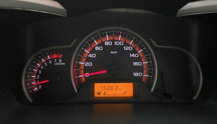 2015 Maruti Alto K10 VXI, Petrol, Manual, 75,053 km, Odometer Image